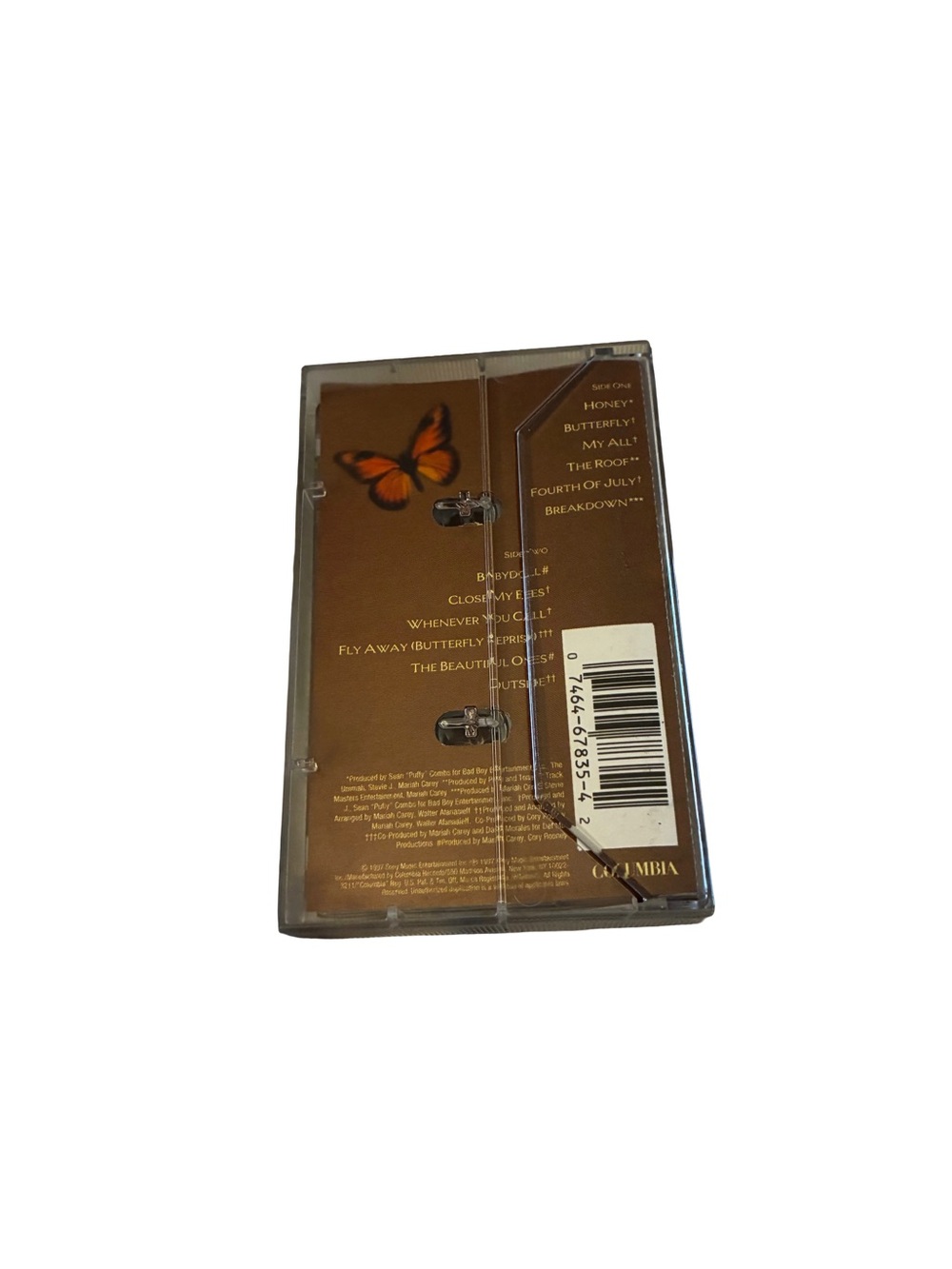 Mariah Carey Butterfly Cassette Tape 1997 Classic Album - Picture 3 of 4